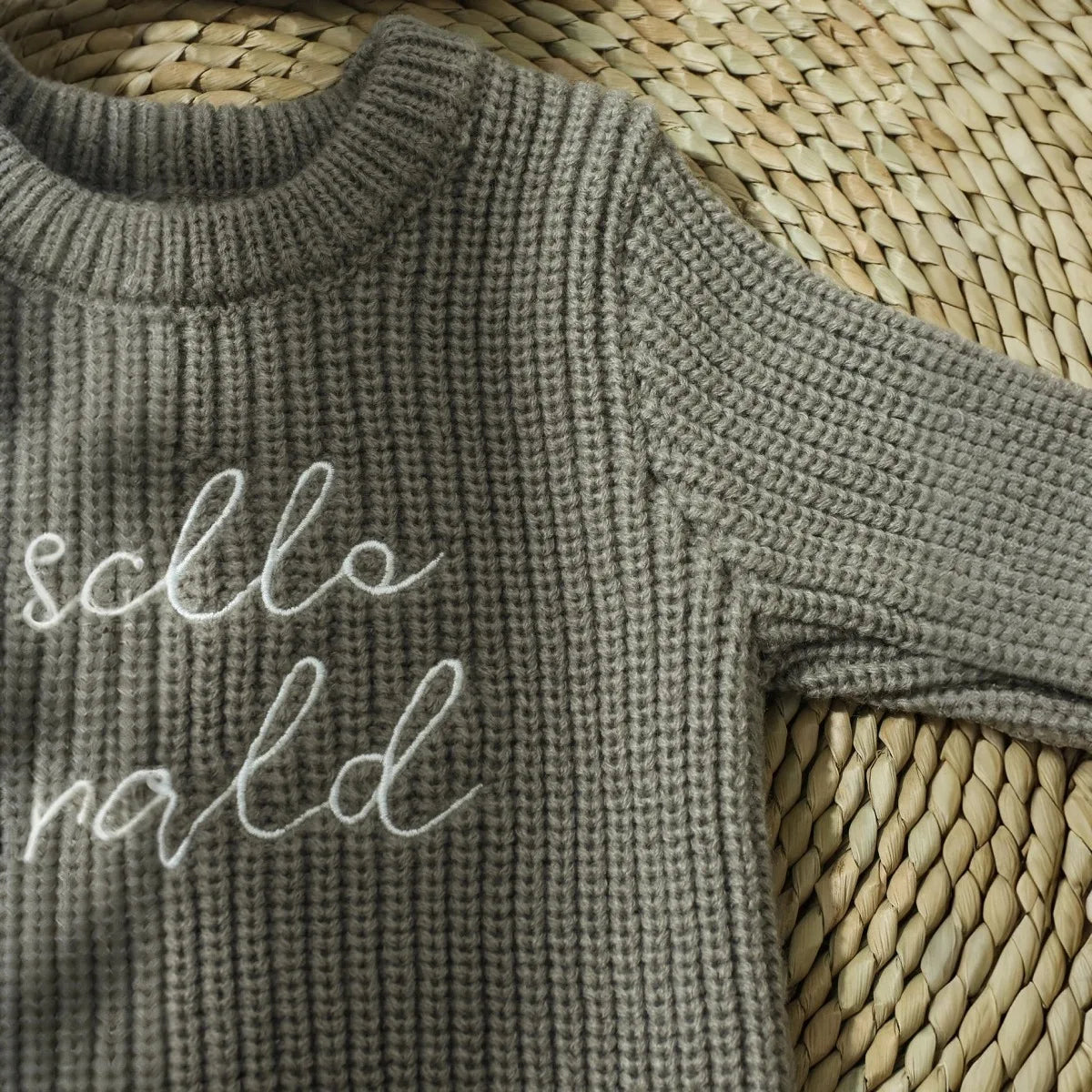 Hello World – pelele de punto para recién nacidos con gorro de pompones a juego, suéter para bebés niños y niñas, conjuntos para sesión de fotos, HD