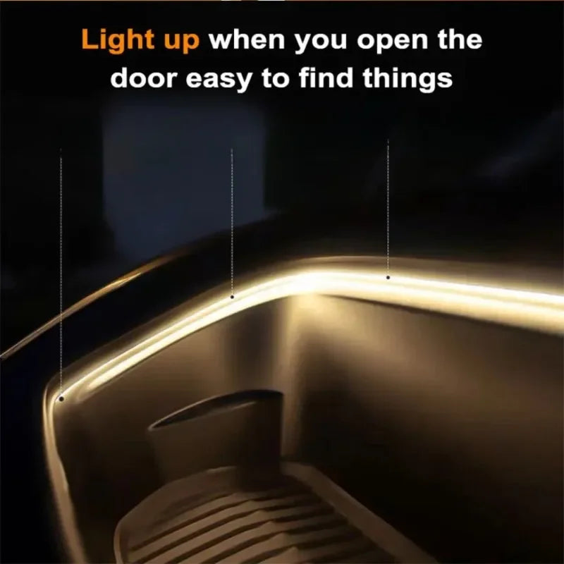 Éclairage de coffre de voiture haute luminosité, lumière ambiante, décoration intérieure, câblage LED, détection automatique gratuite, bande lumineuse pour hayon