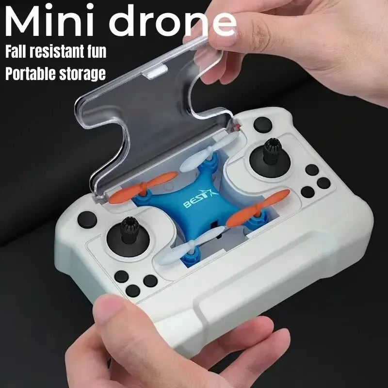 Drone Mini avión de control remoto, juguete nuevo para niños, microavión, cuadricóptero de altura fija
