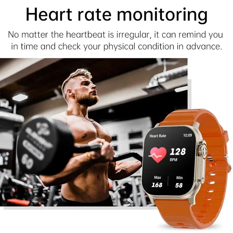 Smartwatch Bluetooth — Alerte Message Fréquence Cardiaque Sport Android iOS