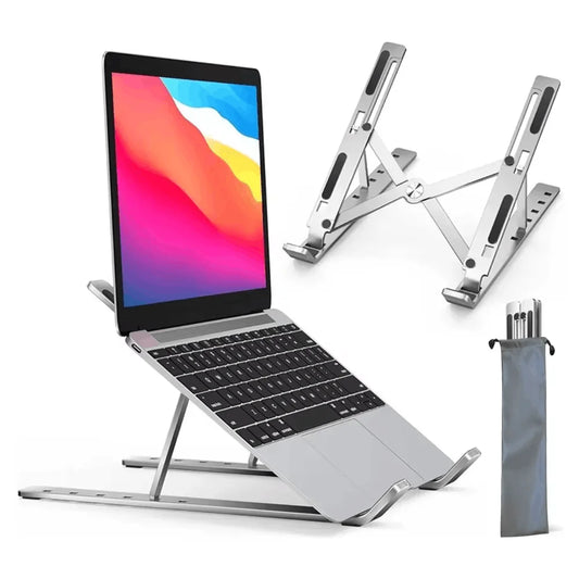 Support ordinateur portable en aluminium réglable — refroidissement, lévitation, accessoires bureau