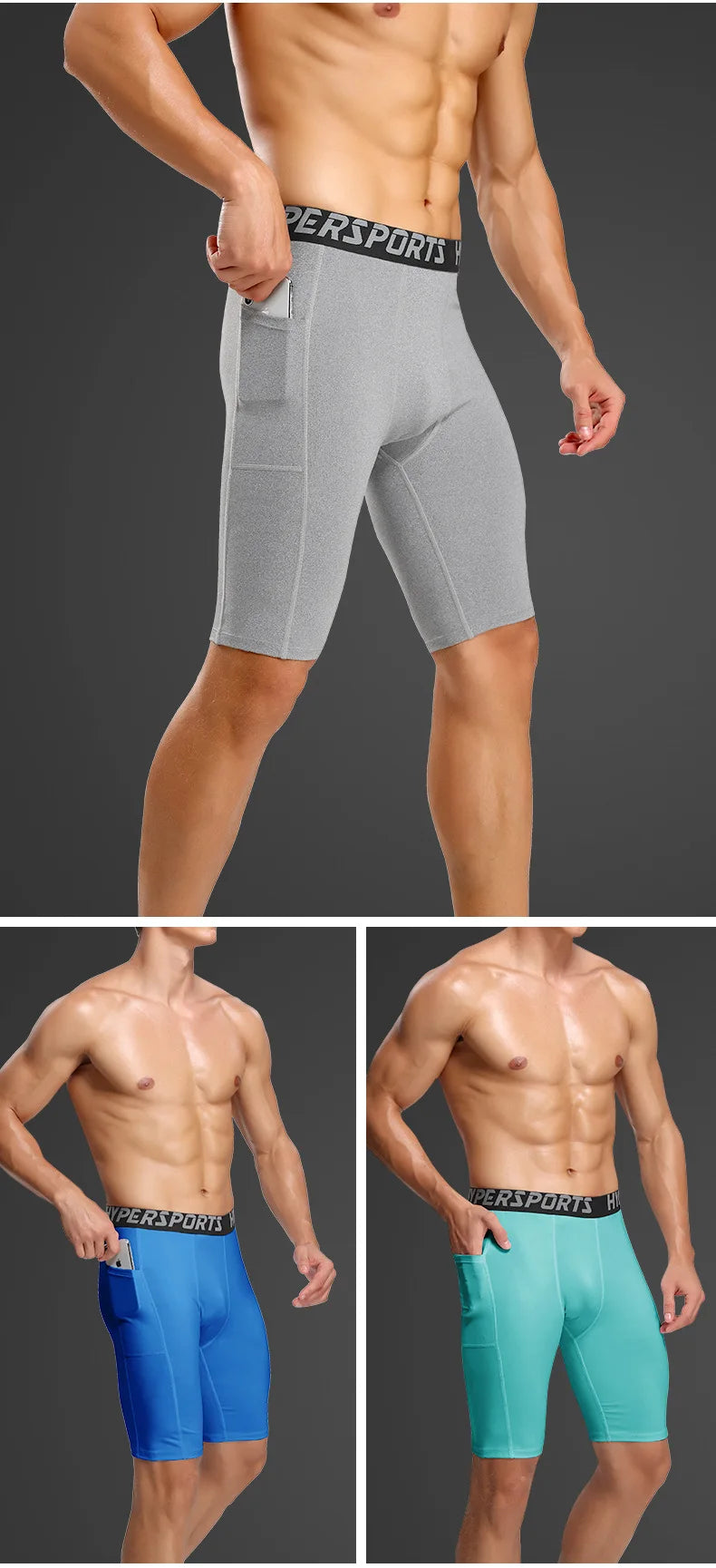 2025 Shorts de Compression hommes vêtements de Sport d'été collants d'entraînement Leggings de Fitness de gymnastique pantalons courts bas de Sport Shorts de course hommes