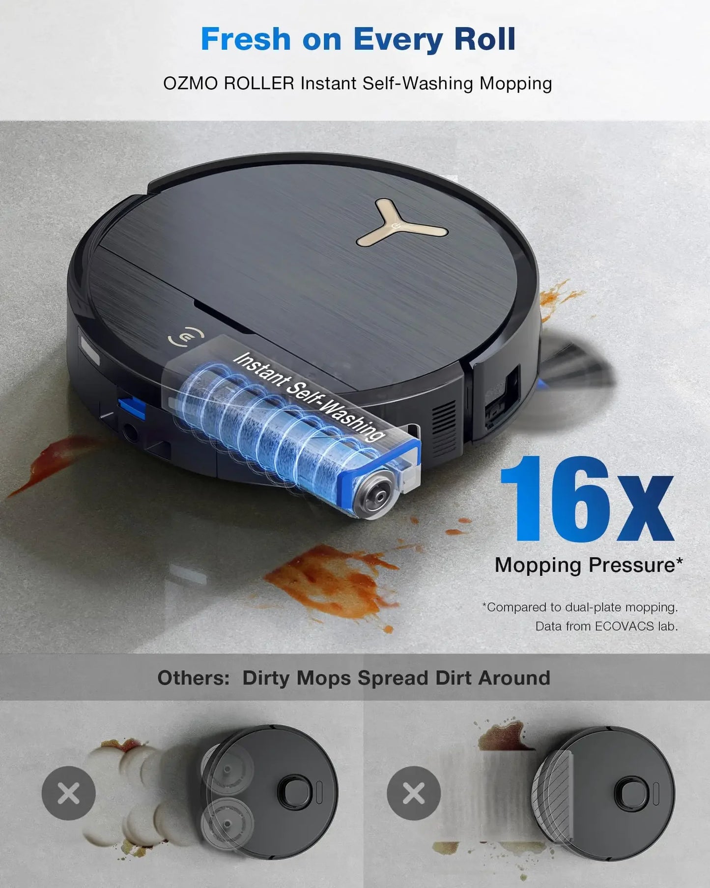 Robot aspirador fregasuelos ECOVACS Deebot X9 Pro Omni 16600pa AI Limpieza inteligente Electrodoméstico aspirador inalámbrico potente limpieza del hogar aspirador robot fregasuelos con estación de carga limpiador de alfombras
