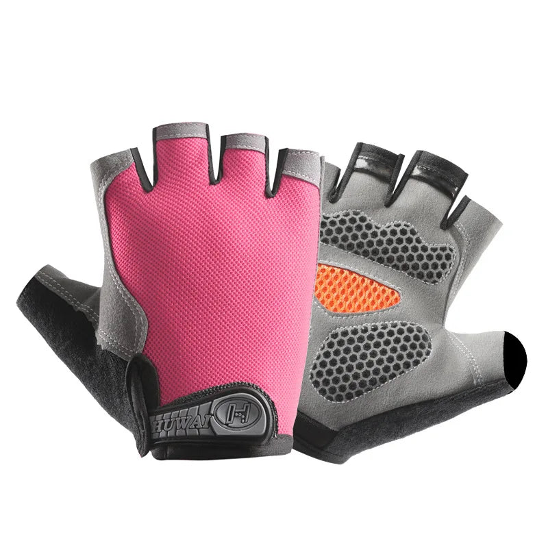 Gants de vélo sans doigts respirants antidérapants pour femmes et hommes, pour la pêche, le cyclisme, l'été, professionnels pour la salle de sport et le fitness
