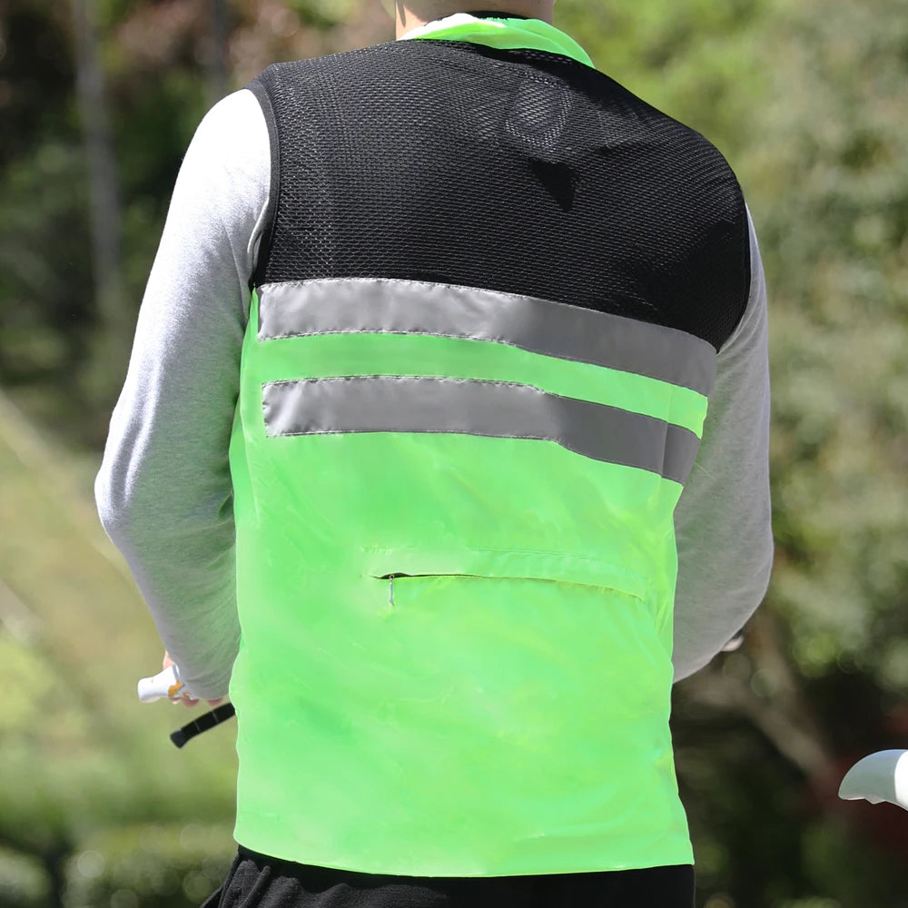 Gilet de cyclisme coupe-vent sans manches — automne, VTT, vélo, léger, respirant