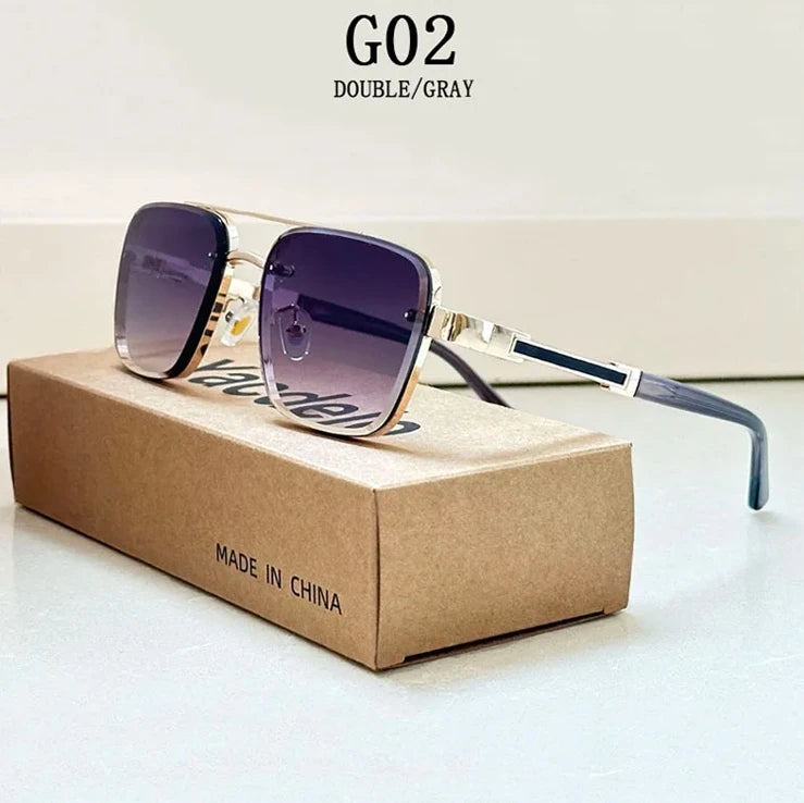 2025 Square Sunglasses Men Luxury Vintage Sunglasses Women Trendy Retro Sunglasses Hombre Lunette Soleil Femme