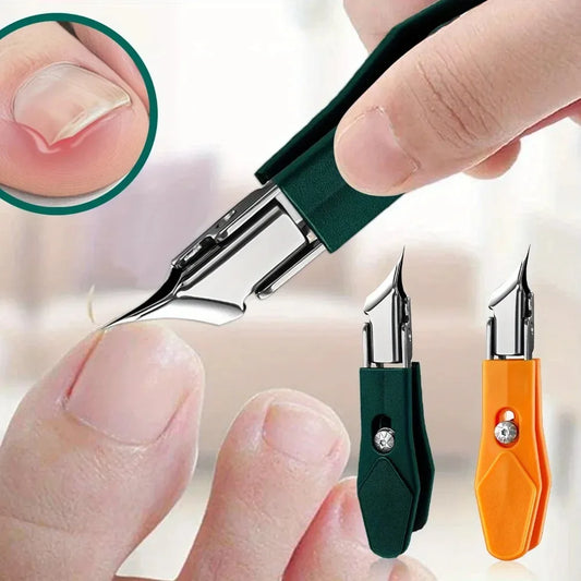 25 °   Coupe-ongles à bord incliné, large ouverture en acier inoxydable, outils professionnels pour ongles incarnés, bec d'aigle, coupe-ongles obliques