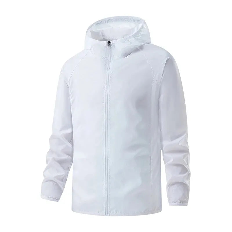 LNGXO hommes femmes vestes de randonnée imperméables Protection solaire coupe-vent Camping escalade manteau de pluie en plein air unisexe vêtements portables