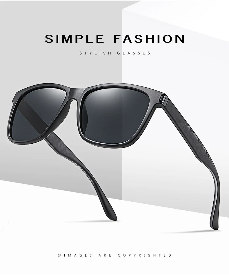 Classique Vintage lunettes de soleil polarisées homme mode léopard cadre rétro lunettes femme UV400 Anti-éblouissement lunettes de soleil homme