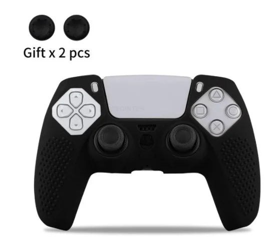 Funda de silicona protectora para mando de PS5, antideslizante, protectora, para gamepad de PlayStation 5, accesorios con agarres