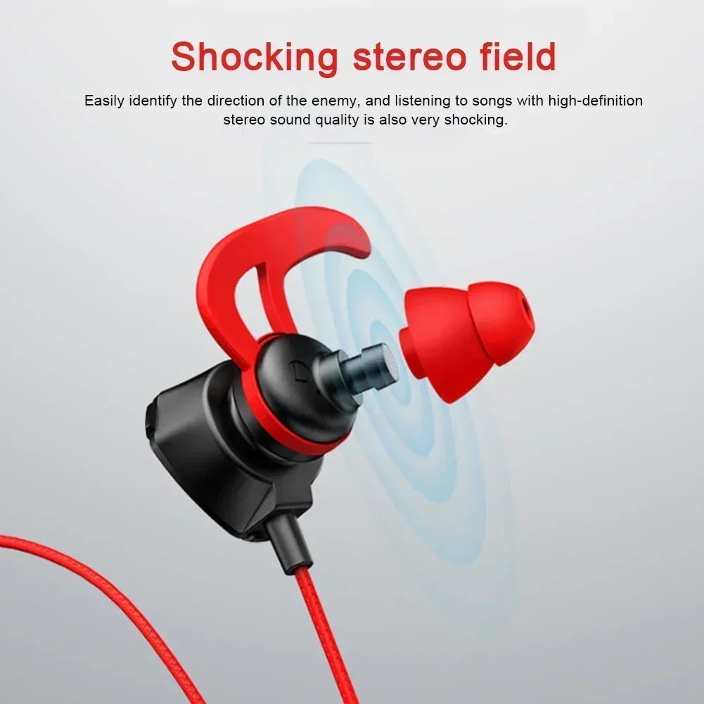 Casque de jeu universel avec micro — écouteurs filaires, téléphone, tablette, ordinateur portable (v2)