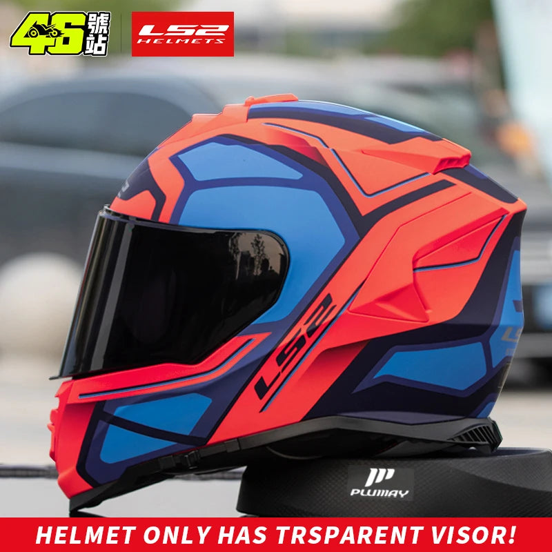 Casco de motocicleta integral LS2 STORM ff800, certificación ECE