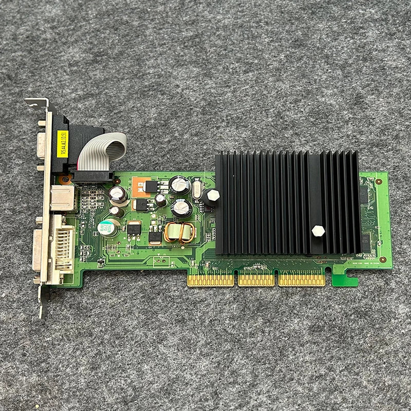 Carte graphique vidéo pour nVIDIA FX6200 256M AGP 4x8X DDR2 VGA + S vidéo + DVI 64bit AGP carte vidéo carte graphique pny muet tout neuf