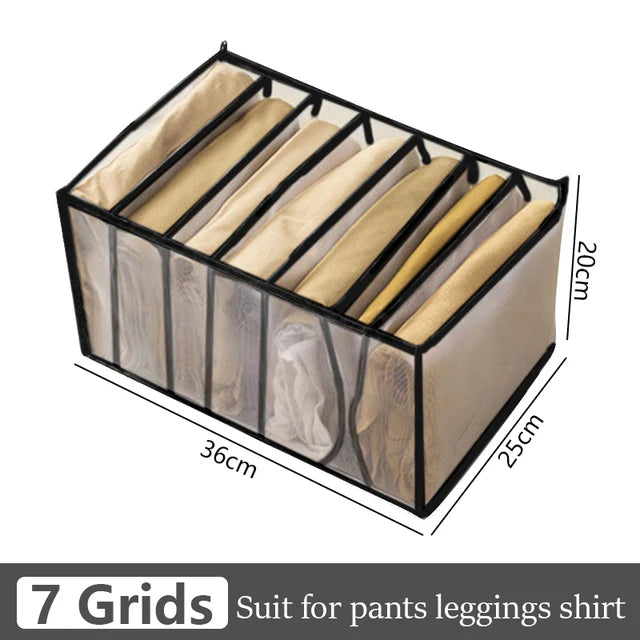 Jeans organization storage box, closet organizer, clothes organization system, drawer organizers, pants storage cabinet