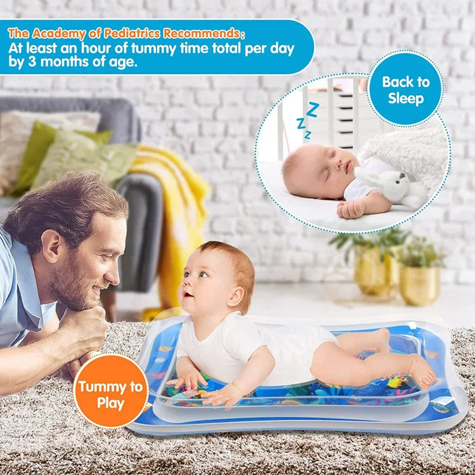 Tapis de jeu gonflable pour bébé, coussin d'eau en PVC pour nourrissons, temps du ventre, coussin d'eau pour enfants, jouets d'activité de développement pour l'éducation précoce