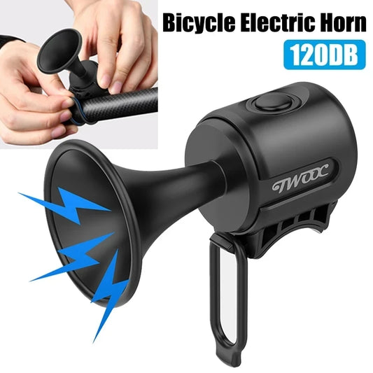Bocina de bicicleta para patinete eléctrico, timbre impermeable de 120 dB para MTB, ciclismo de carretera, alarma para accesorio Xiaomi M365 Pro