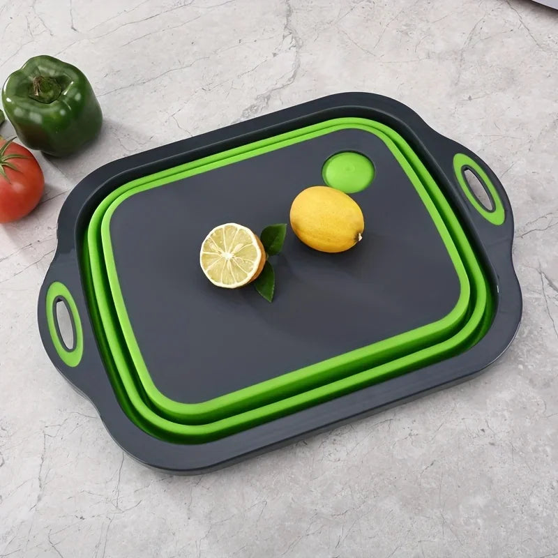 Bassin portable gain de place avec évier intégré et fonction de rangement - Parfait pour le camping en plein air, les voyages, la maison, bassin pliable