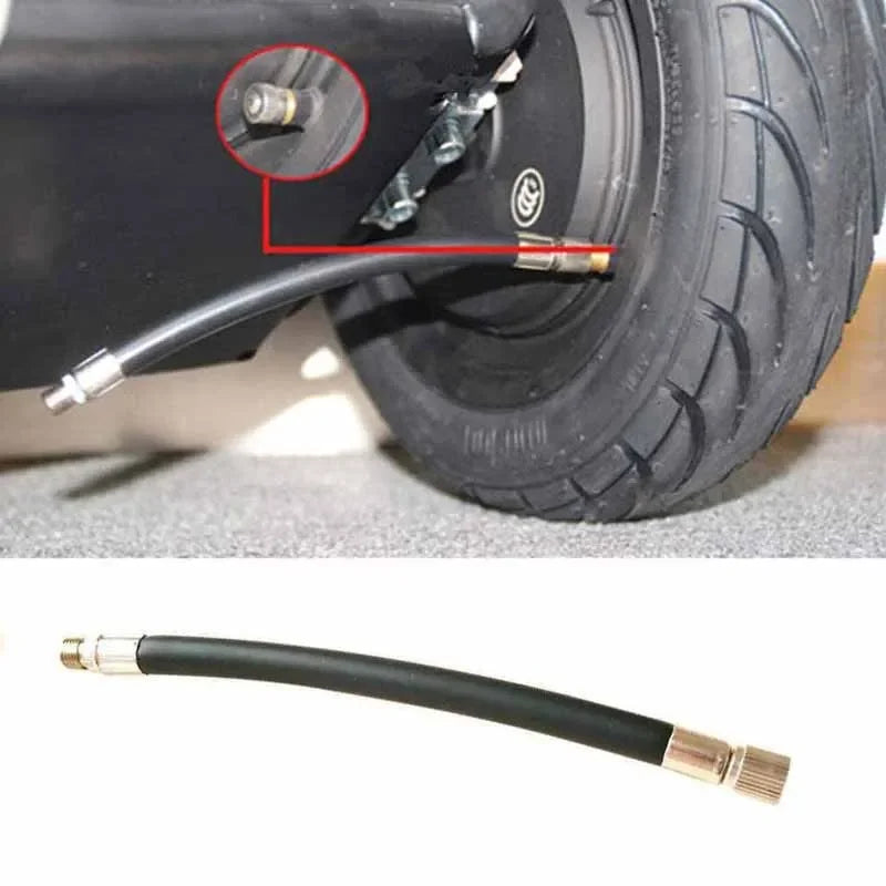 Adaptador de extensión de válvula de neumático para Xiaomi Mijia M365, inflador de neumáticos, bomba de aire para patinete eléctrico, boquilla extendida, accesorios de patinete