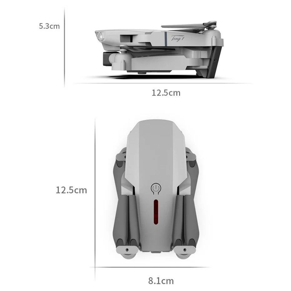New E88 Foldable Drone 4K Dual Camera High Definition Aerial Photography Quadcopter Remote Control Aircraft