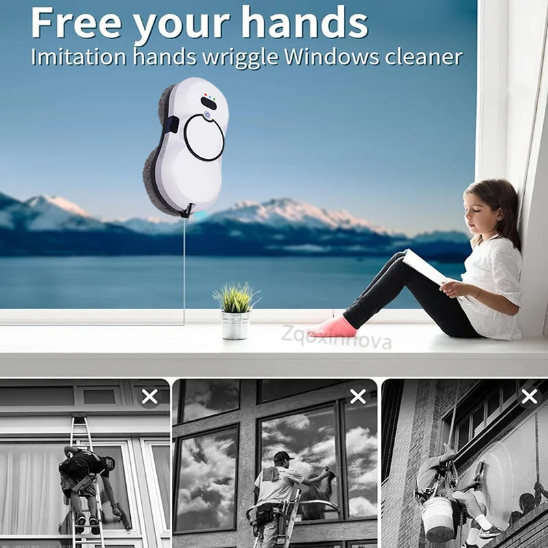 UPS system Robot window cleaner vacuum cleaner smart household appliance automatic cleaning window washer window cleaner window washing electric mops