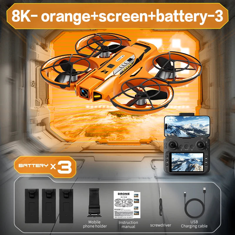 Drone Mini Lenovo A21Pro 8K GPS Profesional, Fotografía Aérea HD, Avión Teledirigido, Cámara HD 5G, Dron de Juguete UAV