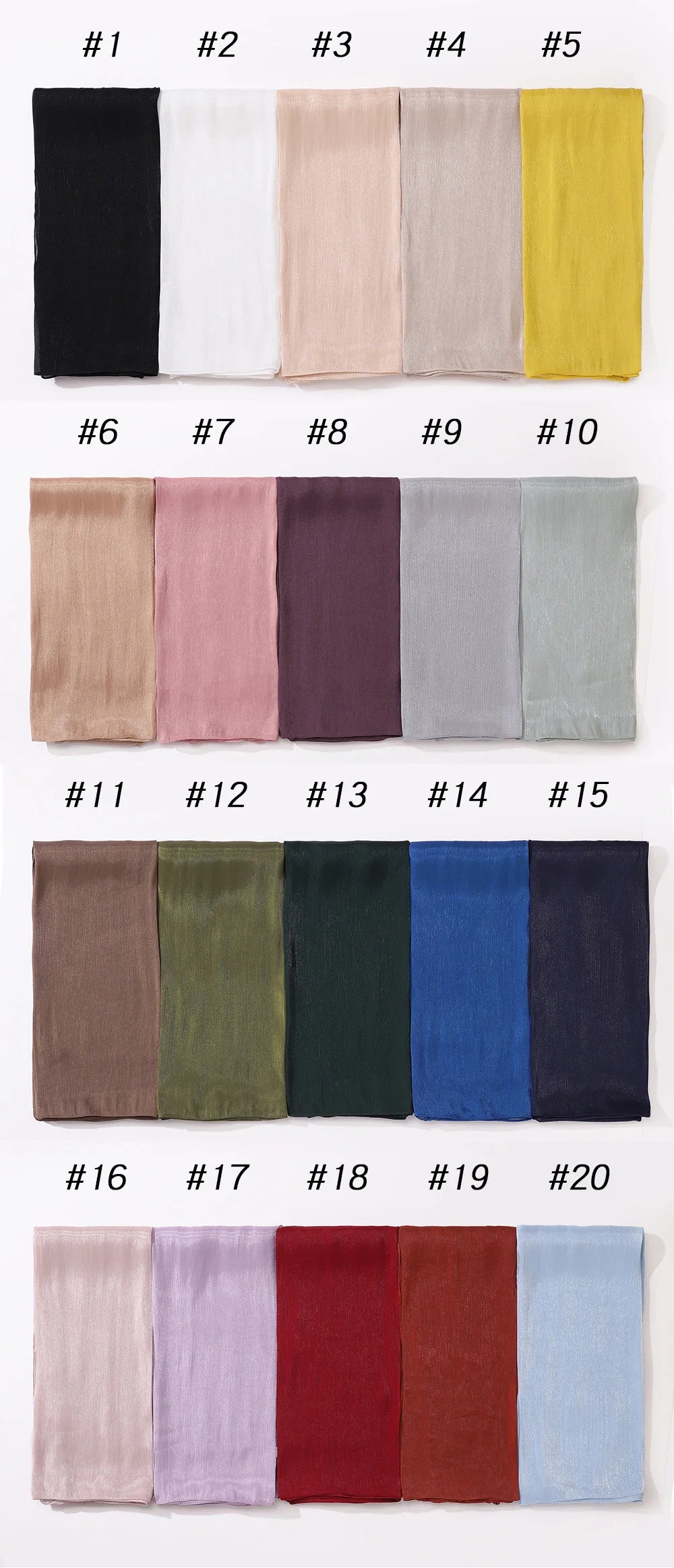 Hijabs en mousseline de soie de qualité supérieure pour femmes, voile turban doux et long, écharpes musulmanes, châles Hijab, couvre-chef Islam, accessoires Ramadan