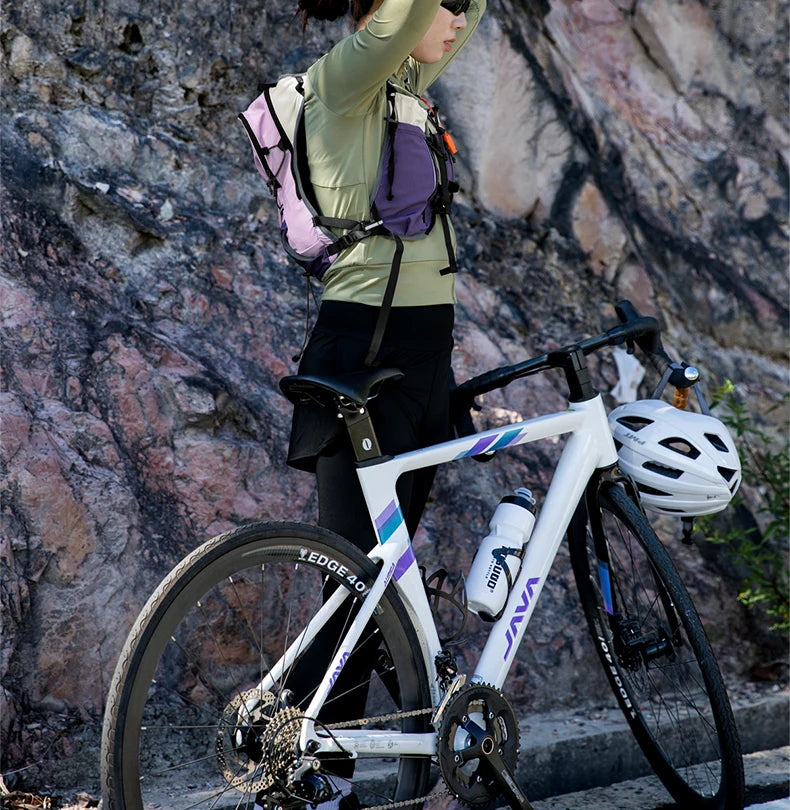BISINNA 6L sac à dos de course respirant sac tout-terrain ultraléger sac d'hydratation de cyclisme réfléchissant pour cyclisme escalade randonnée