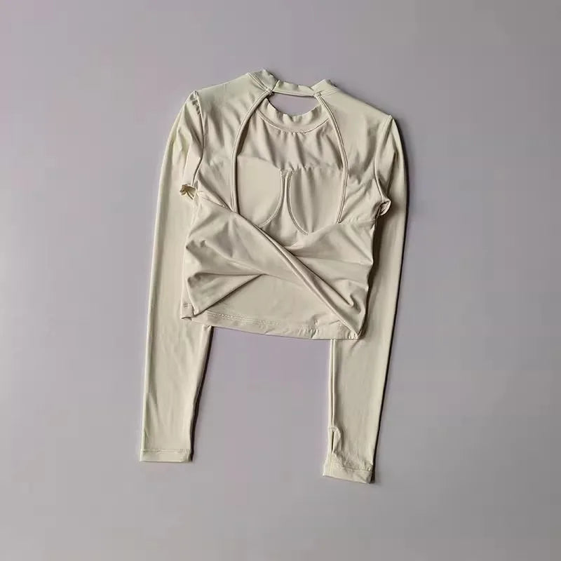 Top de tirantes deportivo sexy para mujer, con almohadillas para el pecho, esmalte cubierto, secado rápido, yoga adelgazante, top ajustado, ropa
