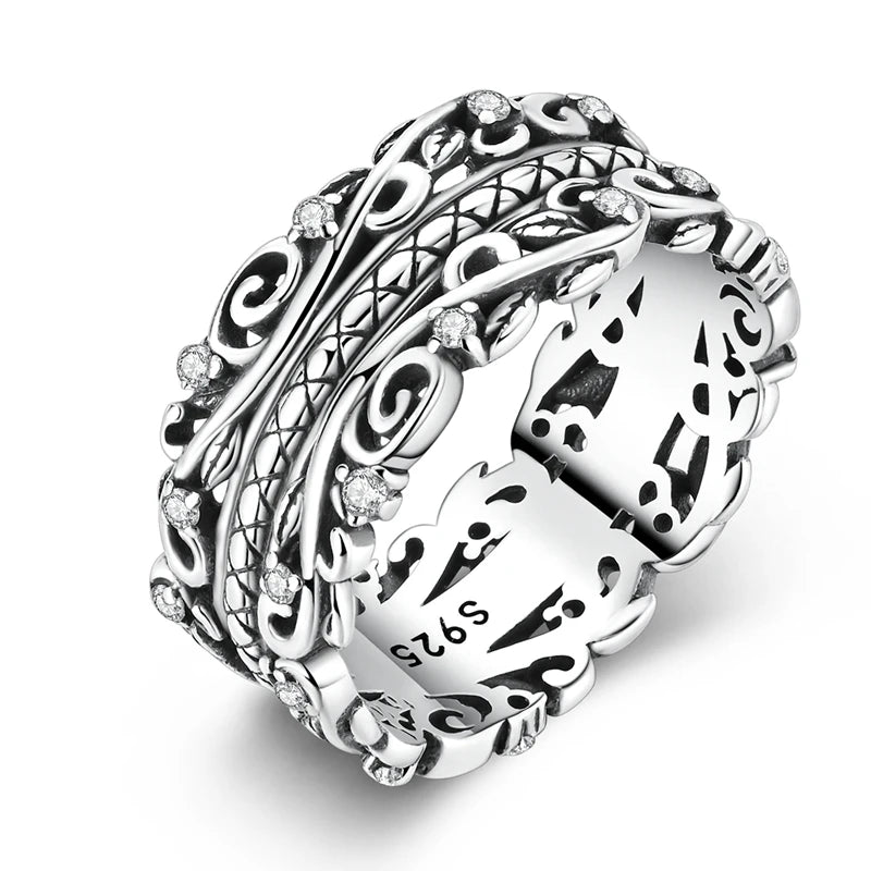 Anillos de plata 925, línea entrelazada, anillos enrollados geométricos de circonita, compromiso romántico, boda, San Valentín, joyería fina, regalo