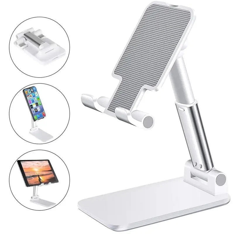 Soporte de teléfono móvil de escritorio ajustable, soporte universal para tabletas, soporte de teléfono móvil de mesa, iPhone, iPad, Xiaomi