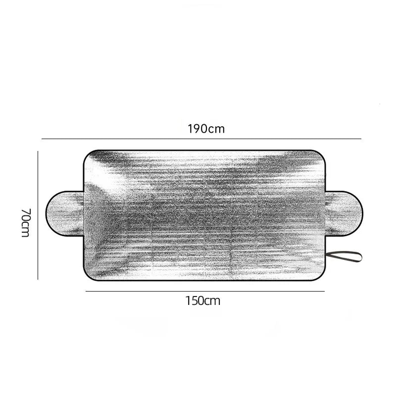 Universal Car Windshield Snow Cover, Rain and Sun Protection for Most Cars and SUVs, 1 Automotive Windshield Shield