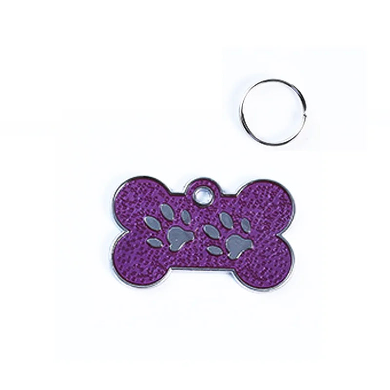 Placa de identificación personalizada para perro, etiquetas de identificación personalizadas de pata de cachorro, grabado de nombre gratis, colgante antipérdida, etiquetas para gatos, accesorios para perros y mascotas