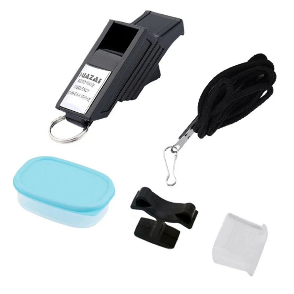Sifflet Arbitre Professionnel ABS Sans Graine — Son Puissant, Football, Basket, Volley & Entraînement
