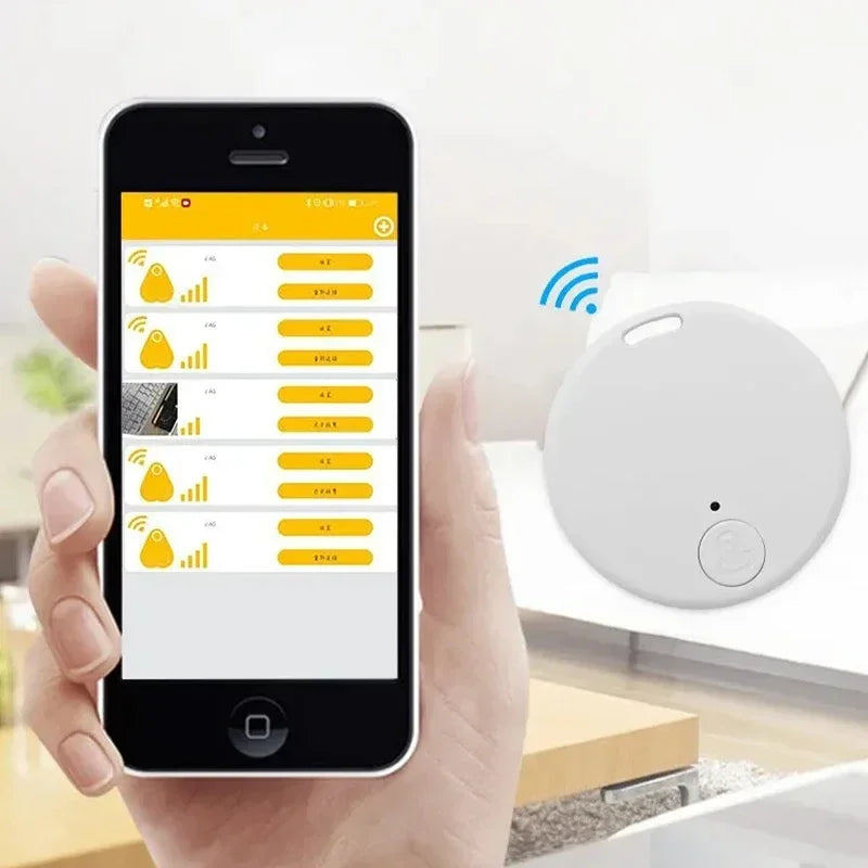 Traceur GPS Bluetooth 5.0 Mini Anti-Perte — Alarme, Application, Clés & Portefeuille