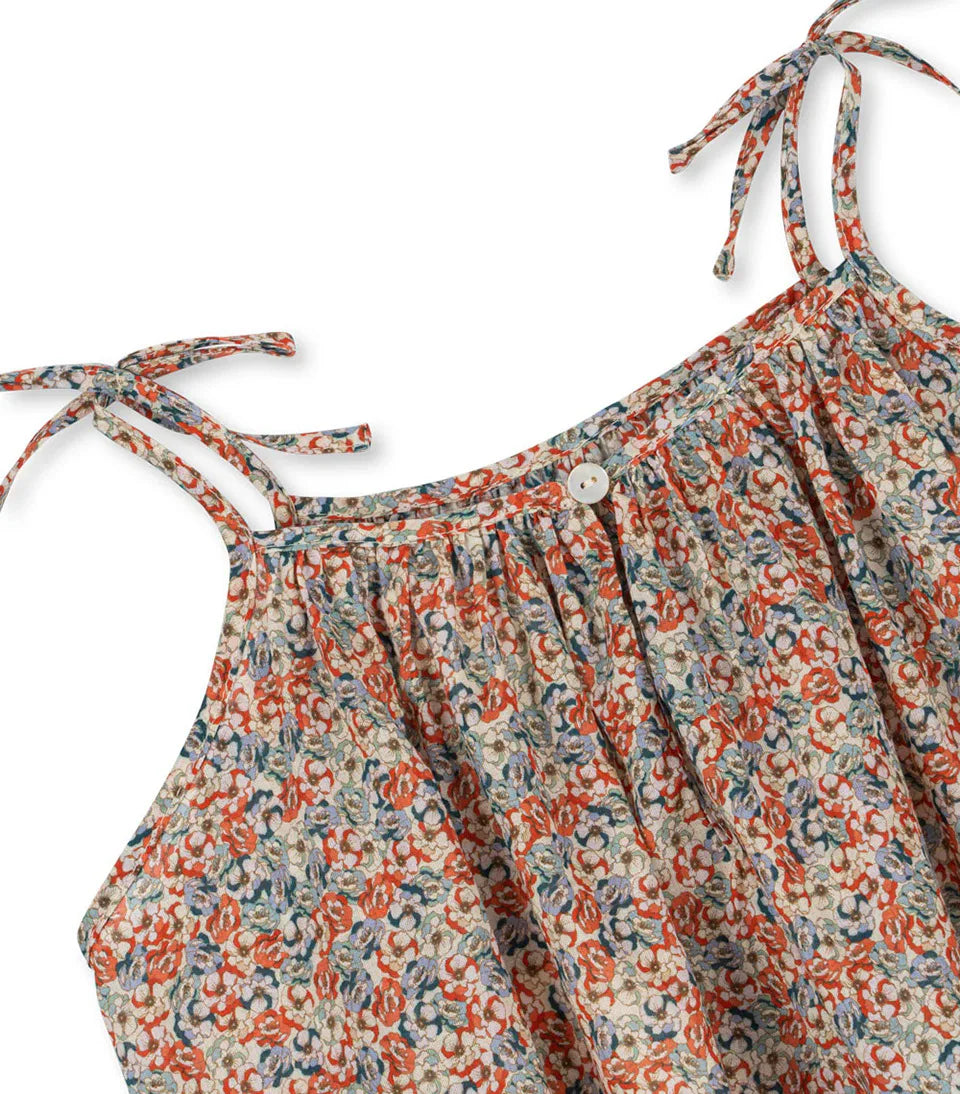 Robes d'été en coton pour bébés filles 2026 — débardeurs à imprimé floral, t-shirts, shorts, ensembles enfants