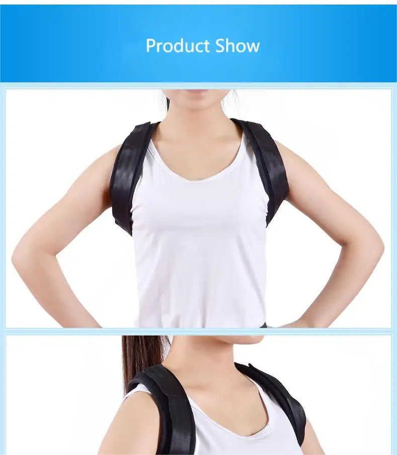 Ceinture Correcteur de Posture Dos Unisexe — Prévention Voussure, Maintien Assis, Respirant