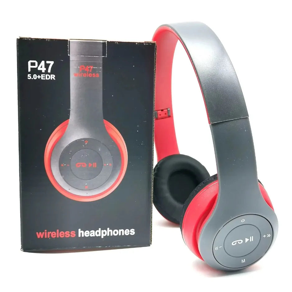 Bluetooth 5.0 Wireless Headset, Portable and Foldable, Multifunctional, for Bluetooth Connection, TF Card, Wired Connection