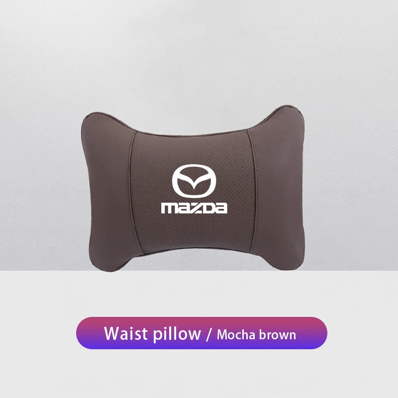 Almohada cervical para asiento de coche, accesorios para reposacabezas de asiento de coche para Mazda 3 6 CX5 2 CX3 CX9 MX5 RX8 Axela Demio Atenza