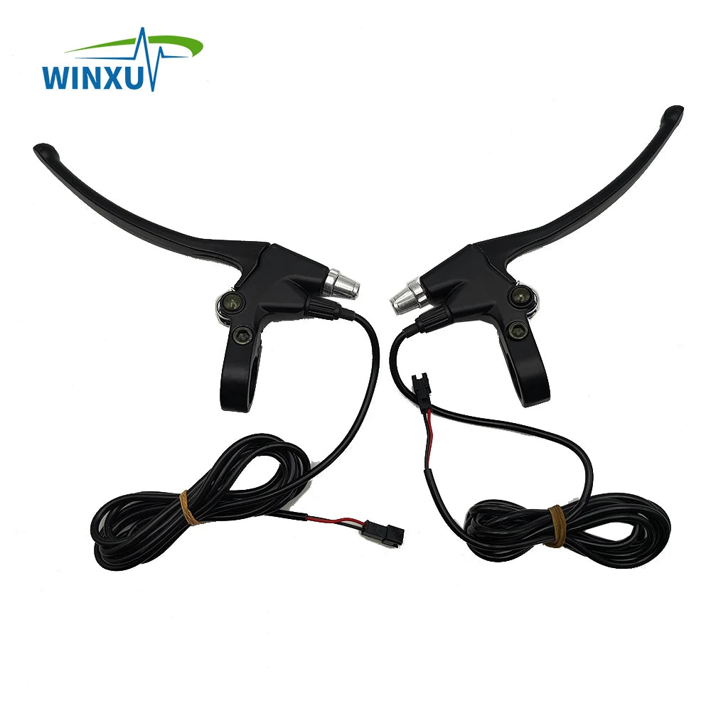 Freno de bicicleta eléctrica, apagado electrónico, nivel alto/bajo, maneta de freno mecánica para patinete eléctrico, bicicleta eléctrica