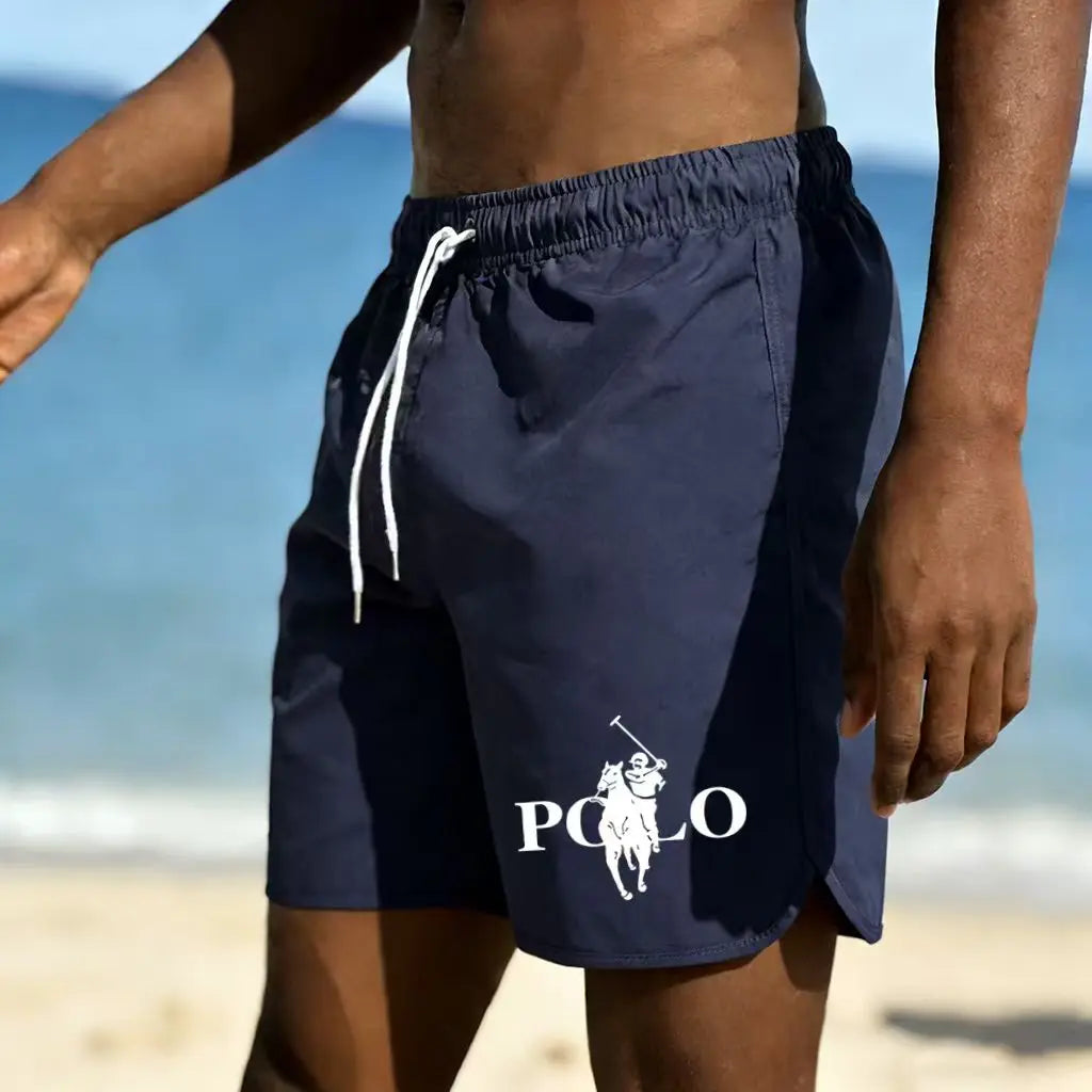 Short de Plage Imprimé Homme — Léger, Respirant, Séchage Rapide, Natation & Vacances