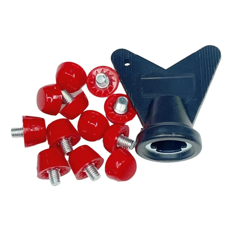 Crampons de Remplacement Football — Lot de 12 Goujons Plastique & Métal