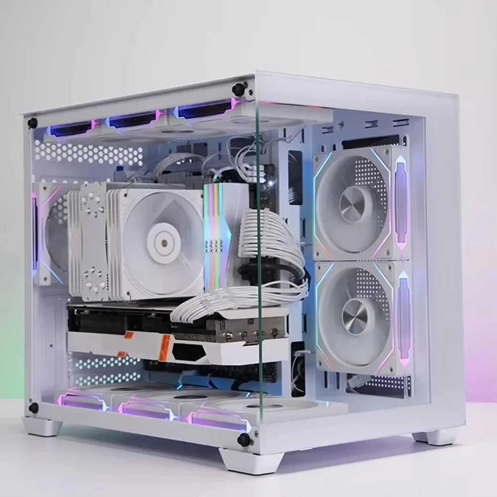 ICE baleine prisme 4RS ARGB PC boîtier ventilateur 120mm Infinity miroir conception carte mère éclairage synchronisation 4PIN PWM CPU refroidisseur ventilateur
