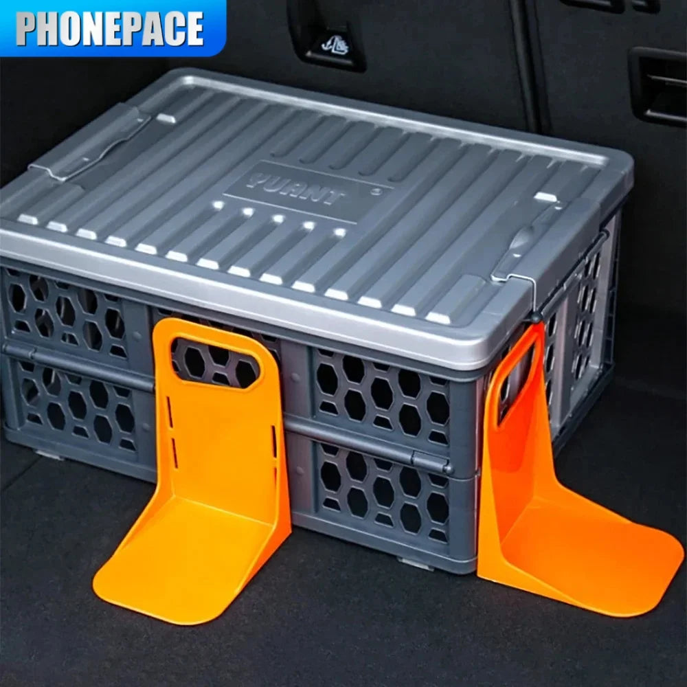 1PC Multifunctional Fixed Tool Holder for Car Rear Trunk, Luggage Box Rack, Anti-Shake Organizer, Fence Storage Holder