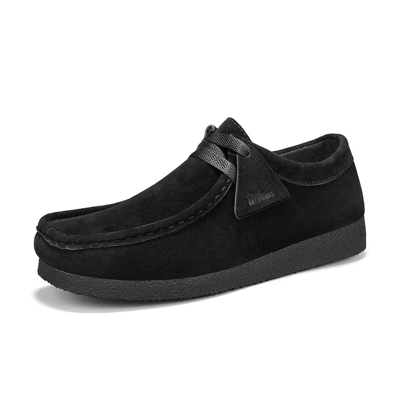 Novedad Zapatos casuales vintage de lujo para hombre, sin cordones, de gamuza, zapatillas de deporte, cómodos para caminar, zapatos náuticos para hombre, calzado masculino