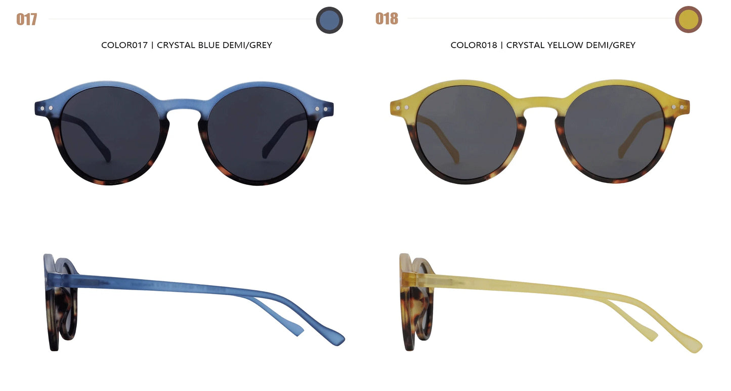 Lunettes de soleil polarisées circulaires rétro 2026 — petites rondes, UV400, vintage, hommes femmes