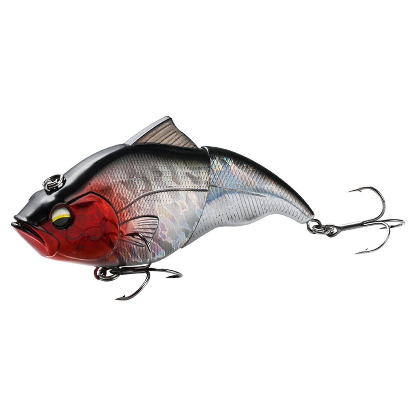 JOHNCOO 115mm coulant VIB leurre de pêche sans lèvres manivelle artificielle flottant dur appât brochet bar matériel de pêche