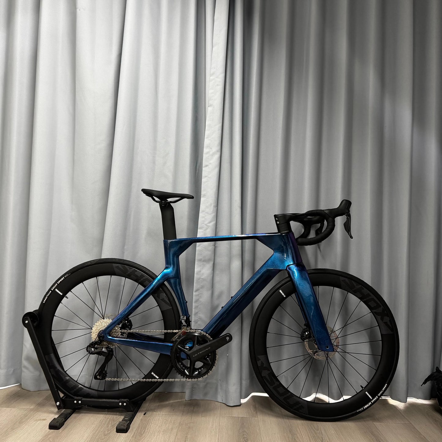 Kit cadre vélo de route en fibre de carbone — pièces cyclisme course professionnelles, léger