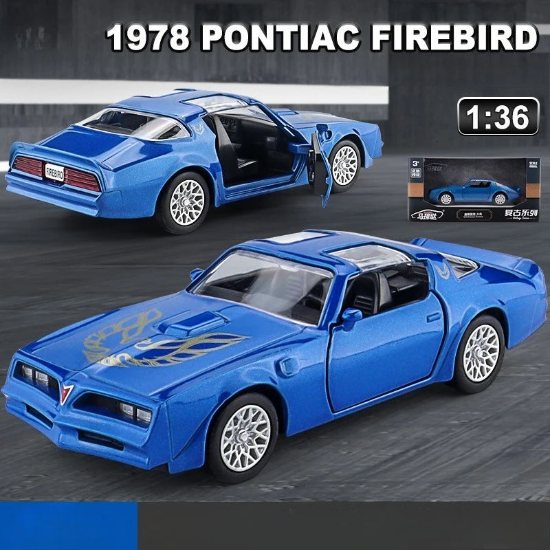 Modèle de voiture de sport classique 1:36 en alliage — moulé sous pression, miniature, collection, cadeau