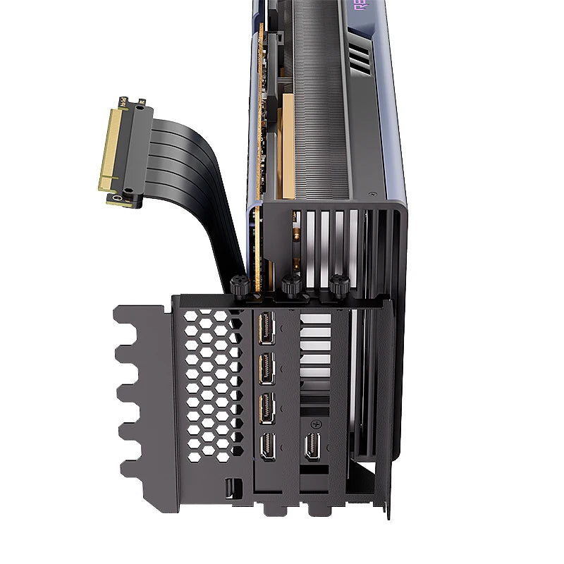 PCIE 3.0 4.0x16 Kit de Support de GPU Vertical universel Riser ATX Matx boîtier VGA carte graphique Support de direction Support