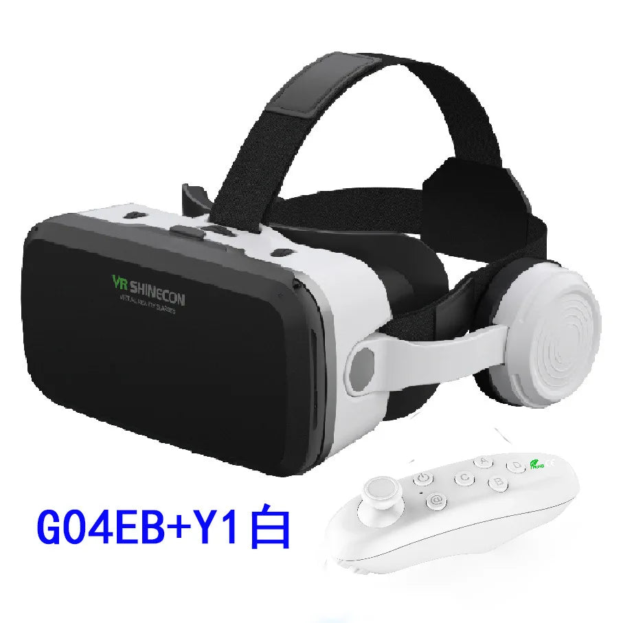 Casque VR 3D réalité virtuelle pour smartphone — lentilles, jeu vidéo (v13)